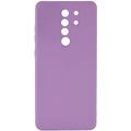 Силіконовий чохол Candy Full Camera для Xiaomi Redmi Note 8 Pro (Бузковий / Dasheen) 66386 Чехол