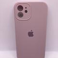 Чохол Silicone Case Full Camera Protective (AA) для Apple iPhone 12 (6.1) (Сірий / Lavender) 42250 42250* Чехол