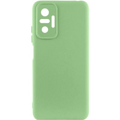 Силіконовий чохол Candy Full Camera для Xiaomi Redmi Note 11 (Global) / Note 11S (Зелений / Menthol) 65220