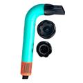 Фен для волосся Super Sonic D17 Pro Vinca 1200Вт з 3 насадками (1,8м) (М'ятний) 60639