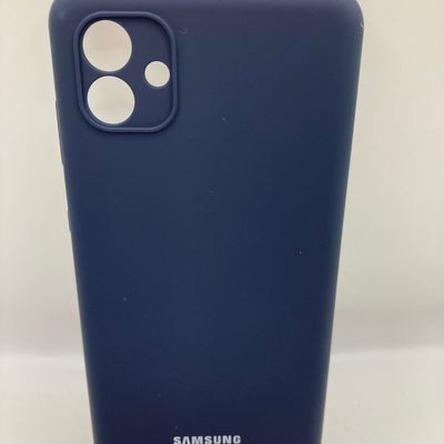 Чохол Silicone Cover Full Camera (AA) для Samsung Galaxy A04 (Темно-синій / Midnight blue) 59145 Китай