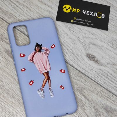 Чохол Samsung A02S ART Ledi Like Purpel Китай