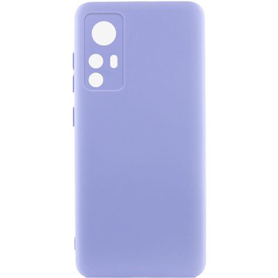Чохол Silicone Cover Lakshmi Full Camera (A) для Xiaomi 12T / 12T Pro (Бузковий / Dasheen) 59085 Чехол