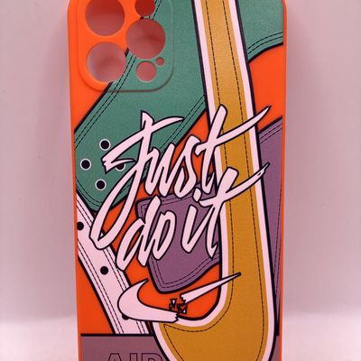 Чохол IPhone 12 Pro/ 12  Brand Picture Just do it orange Китай