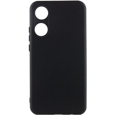 Чохол Silicone Cover Lakshmi Full Camera (AAA) для Oppo A58 4G (Чорний / Black) 69262 69262 Чехол