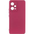 Чохол Silicone Cover Lakshmi Full Camera (A) для Xiaomi Poco X5 5G / Redmi Note 12 5G (Бордовий / Marsala) 63851 Чехол