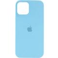 Silicone Case Full Protective (AA) для Apple iPhone 13 Pro (6.1) (Голубой / Cornflower) 49839 49839* Чехол