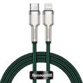 Кабель Cafule Metal Type-C to Lightning PD 20W (1m) (green) 31103 Baseus