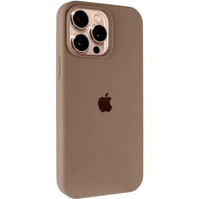 Чохол Silicone Case Full Protective (AA) для Apple iPhone 16 Pro Max (6.9) (Коричневий / Brown) 00072978 Чехол