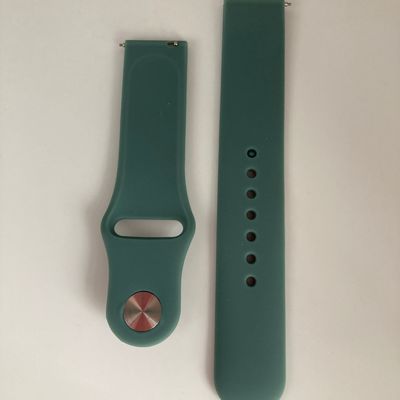 Силіконовий ремінець Sport для Smart Watch 20mm (Зелений / Pine green) 68670