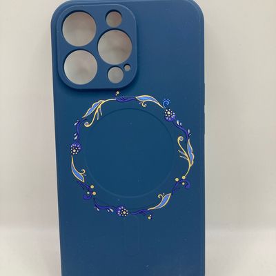 Чохол WAVE Minimal Art Case iPhone with MagSafe 13 Pro (blue/wreath) 35291* 35291 Китай