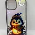 Чохол WAVE Snowy animals Matte Gradient (Nprint) iPhone 13 Pro Max (penguin (black)) 1321