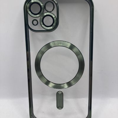 Чохол Metal Matte Case with Magnetic Ring iPhone 14 (dark green) 54512 54512 Чехол