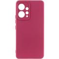 Чохол Silicone Cover Lakshmi Full Camera (A) для Xiaomi Redmi Note 12 4G (Бордовий / Marsala) 63860 Чехол