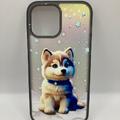 Чохол WAVE Snowy animals Matte Gradient (Nprint) iPhone 13 Pro Max (dog (black)) 1321 1321* 1321 Чехол