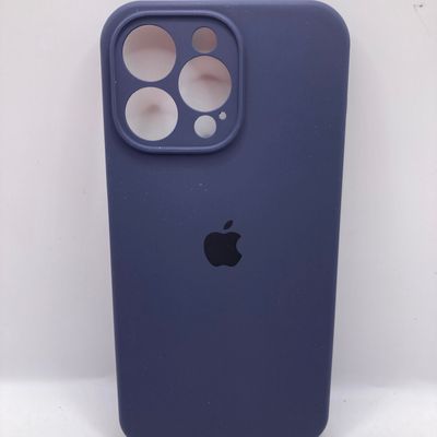 Чохол Silicone Case Full Camera Protective (AA) для Apple iPhone 14 Pro Max (6.7) (Темно-синій / Midnight blue) 00057053 Чехол