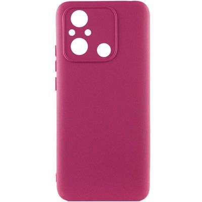 Чохол Silicone Cover Lakshmi Full Camera (A) для Xiaomi Redmi 12C (Бордовий / Marsala) 63852 63852* Чехол