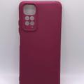 Чохол Silicone Cover Lakshmi Full Camera (A) для Xiaomi Redmi Note 11 (Global) / Note 11S (Бордовий / Marsala) Чехол