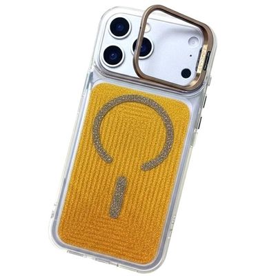 Чохол TPU+PC Jewel Sparkle with MagSafe для Apple iPhone 17 Pro Max (6.9) (Sunny Gold) 00084800