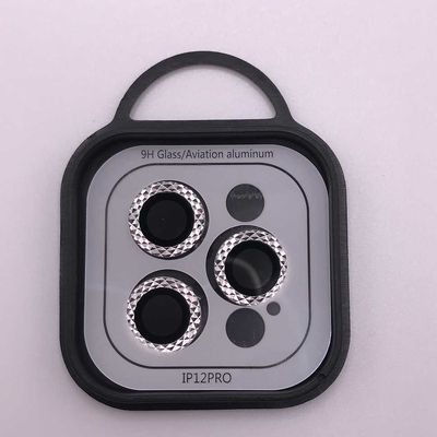 Захисне скло Metal Shine на камеру (в упак.) для Apple iPhone 12 Pro / 11 Pro / 11 Pro Max (Срібний / Silver) 62928 Стекло