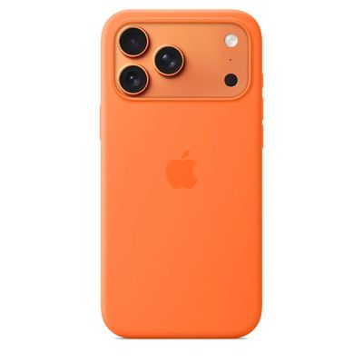 Чохол Silicone Case Full Protective (AA) для Apple iPhone 17 Pro Max (6.9) (Помаранчевий / Orange) 00081611 Чехол