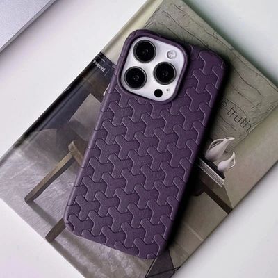 Чохол TPU Weaving для Apple iPhone 13 Pro (6.1) (Purple) 74853 74853 Чехол