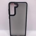 Чохол TPU+PC Lyon Frosted для Samsung Galaxy S21 FE (Black) 65052 Чехол