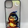 Чохол WAVE Snowy animals Matte Gradient (Nprint) iPhone 14 (penguin (black)) 1325 Чехол