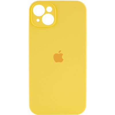 Чохол Silicone Case Full Camera Protective (AA) для Apple iPhone 13 (6.1) (Жовтий / Yellow) 50657 50657* Чехол