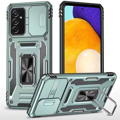 Ударостійкий чохол Camshield Army Ring для Samsung Galaxy A14 4G/5G (Зелений / Light Green) 64643 64643* Чехол