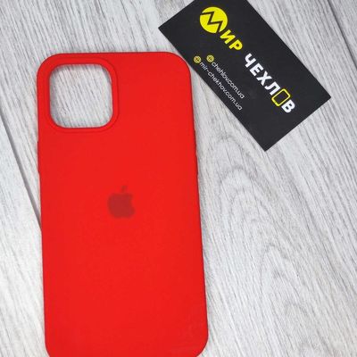 Чохол Silicone Case Full Cover iPhone 12 Pro Max red  red red Китай