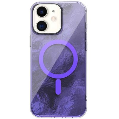 Чохол TPU Shiny Mountain (MagFit) для Apple iPhone 14 / 13 (6.1) (Purple) 00077649 00077649* Чехол