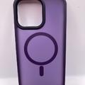 TPU+PC чохол Metal Buttons with MagSafe Colorful для Apple iPhone 14 Pro Max (6.7) (Темно-фіолетовий) 64755 64755 Чехол