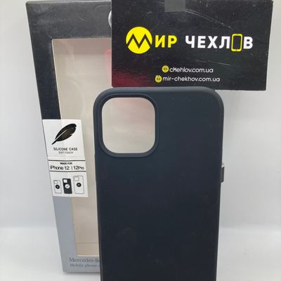 Чохол IPhone 12 Pro/ 12  Sillicone  Mersedes-Benz black 72313 Китай