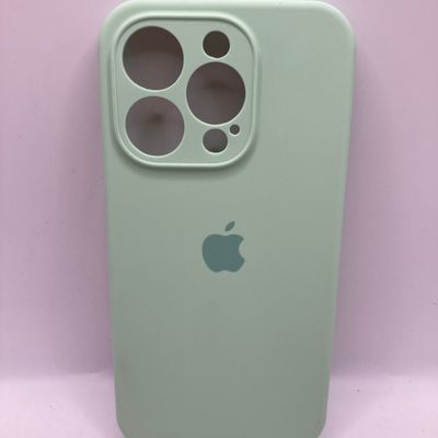 Чохол Silicone Case Full Camera Protective (AA) для Apple iPhone 15 Pro (6.1) (Зелений / Pistachio) 66392 66392* Чехол