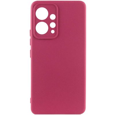 Чохол Silicone Cover Lakshmi Full Camera (A) для Xiaomi Redmi Note 12 4G (Бордовий / Marsala) 63860 Чехол