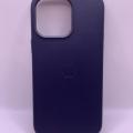 Шкіряний чохол Leather Case (AA Plus) with MagSafe для Apple iPhone 14 Pro Max (6.7) (Violet) 57476