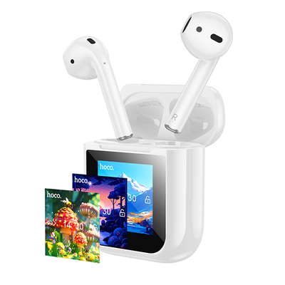 Навушники HOCO Magnificent true wireless touch screen BT headset EW80 |BT5.4, 30/300mAh, 4h| (white) 000011424 Hoco