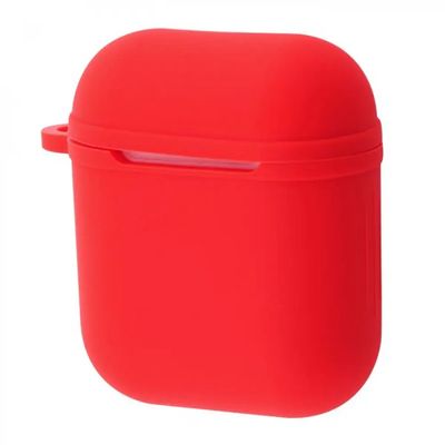Чохол Silicone Shock-proof case for Airpods 1/2 (red) 33439 33439* Китай
