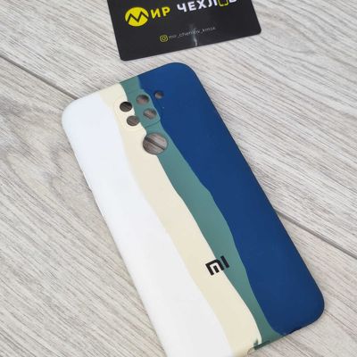 Чохол Xiaomi  Note 9 Silicone cover Rainbow 76305 Чехол