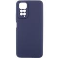 Чохол Silicone Cover Lakshmi Full Camera (AAA) для Xiaomi Redmi Note 11 (Global) / Note 11S (Темно-синій / Midnight blue) 64725 64725* Чехол