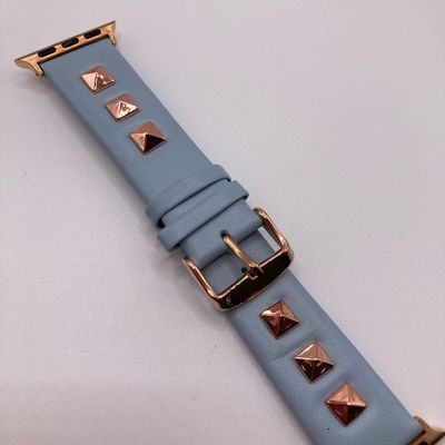 Ремешок Apple Watch Leather Series Fashion Rivet 38/40/41mm Light Blue 730525 730525* Китай