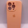 Чохол Silicone Case Full Camera Protective (AA) для Apple iPhone 15 Pro (6.1) (Помаранчевий / Cantaloupe) 66392 66392* 66392 Чехол