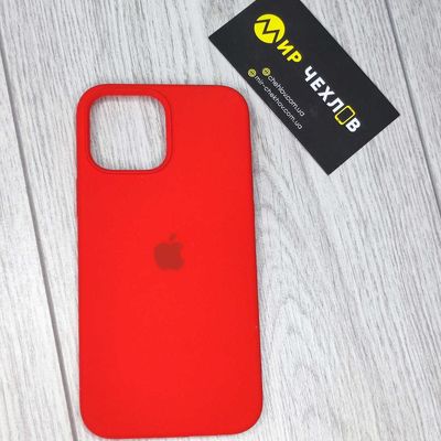 Чохол Silicone Case Full Cover iPhone 13 Pro Max red1 Китай