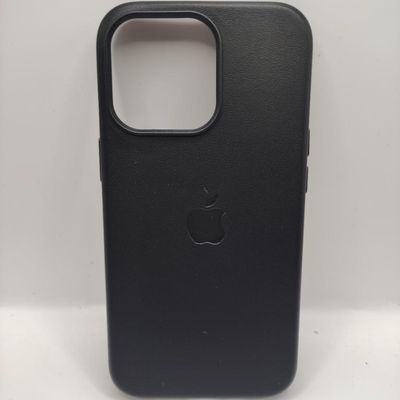 Шкіряний чохол Leather Case (AAA) with MagSafe and Animation для Apple iPhone 13 Pro (6.1) (Midnight) 57150 57150* 57150