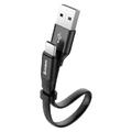 Кабель  Nimble Type-C 3.0A (0.23m) (black) 14529 Baseus