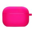 Силіконовий футляр з мікрофіброю для навушників Airpods 3 (Рожевий / Barbie pink) 53035 Чохли на навушники