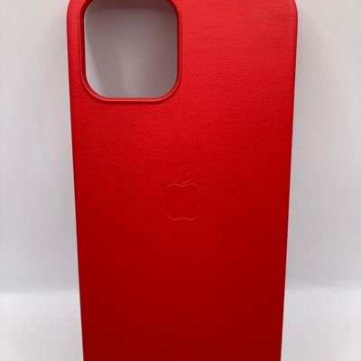 Чохол IPhone 12 Pro Max Leather MagSafe red 72125 Китай