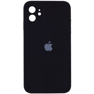 Чохол Silicone Case Full Camera Protective (AA) для Apple iPhone 11 (6.1) (Чорний / Black) 00040234 Чехол