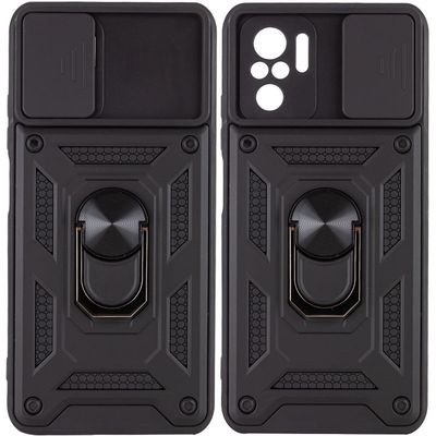 Ударостійкий чохол Camshield Serge Ring для Xiaomi Redmi Note 10 / Note 10s / Poco M5s (Чорний) 00047755 Чехол